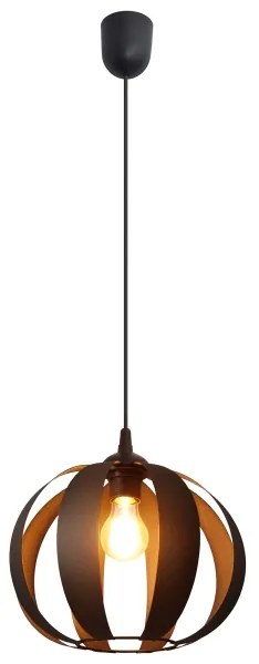 Lustră pe cablu NEWTON 1xE27/15W/230V neagră