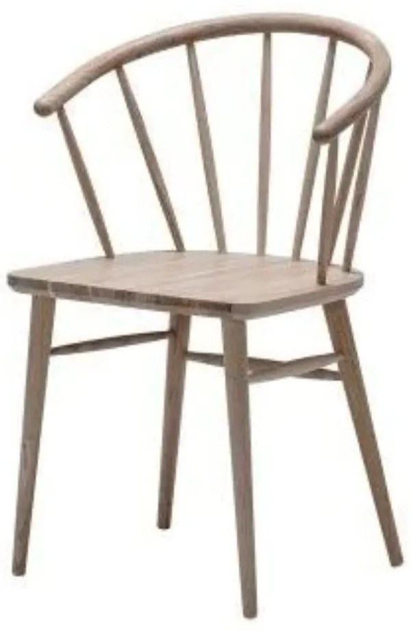 Scaun dining, natur, din lemn de stejar, Celeste