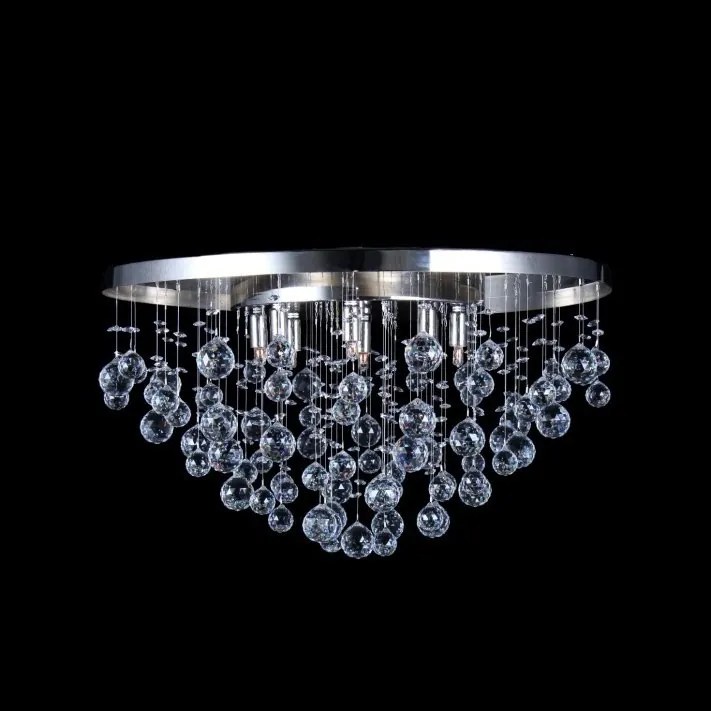 Lustra aplicata, plafoniera moderna Cristal Bohemia, 60cm
