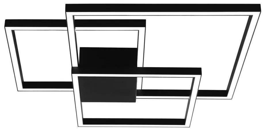 Lustra LED design modern geometric Erick negru