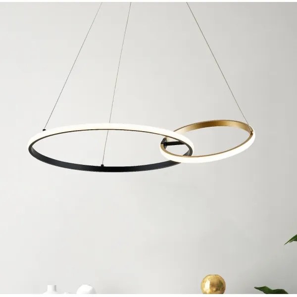 Lustră LED pe cablu Zuma Line 20002P-GD RANDO LED/36W/230V 3000/4000/6000K