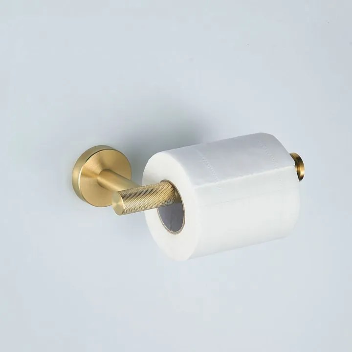 Suport hartie igienica 6611 Modern auriu periat