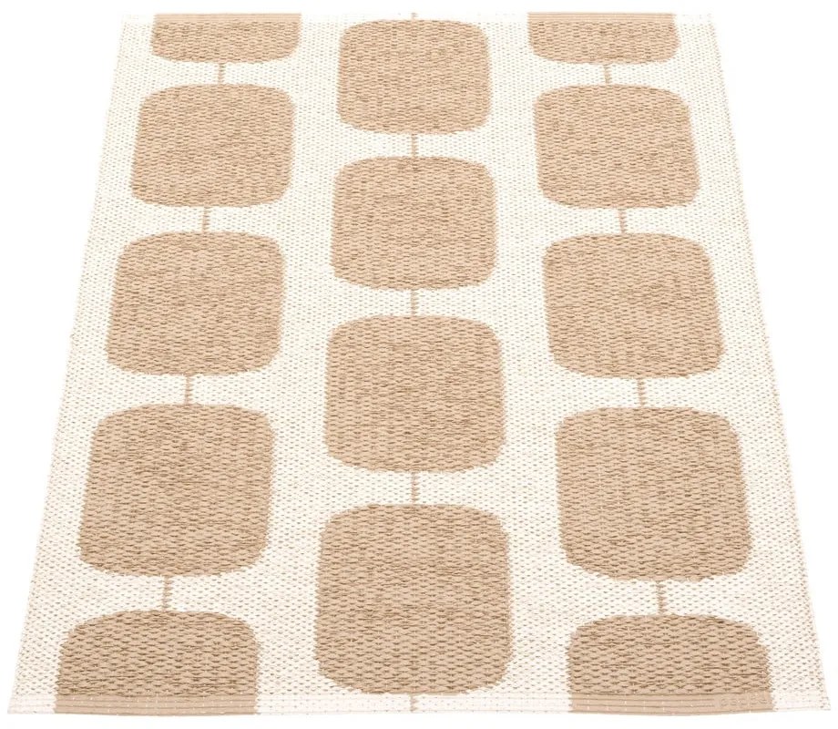 Covor pentru exterior și interior bej/crem 70x100 cm Sten Light Nougat – Pappelina