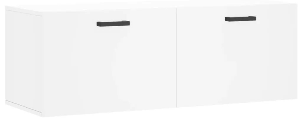830132 vidaXL Dulap de perete, alb, 100x36,5x35 cm, lemn compozit
