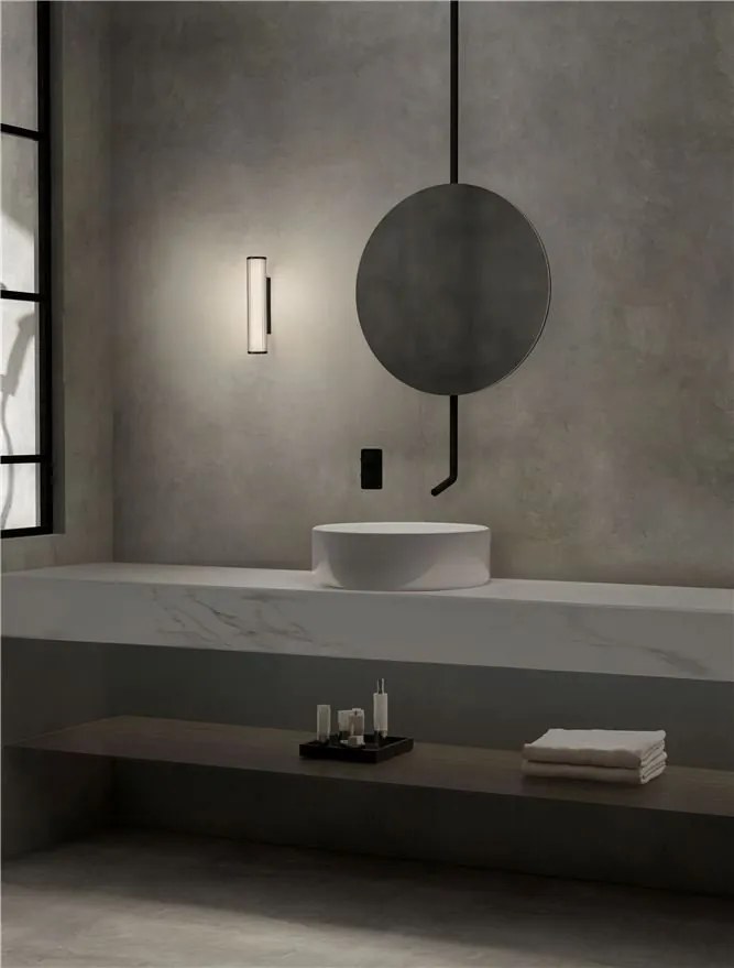 Aplica de perete LED baie IP44 MISTY negru