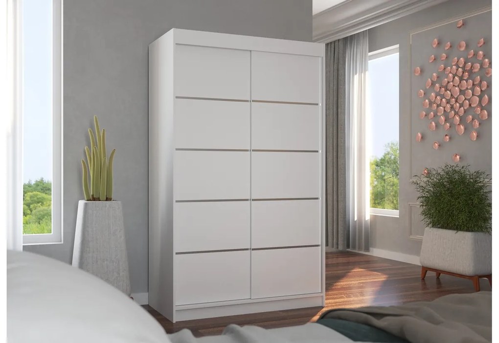 Supermobel Dulap glisant BENISSO, 120x200x58, negru