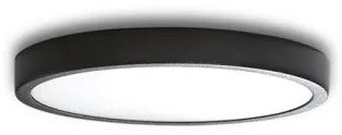 Mini Plafoniera LED design slim MALTA R 23 4000K neagra