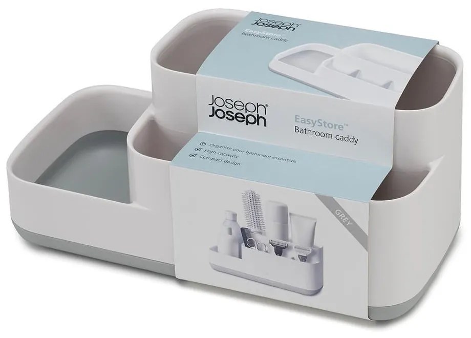 Suport baie universal Joseph Joseph EasyStore, alb