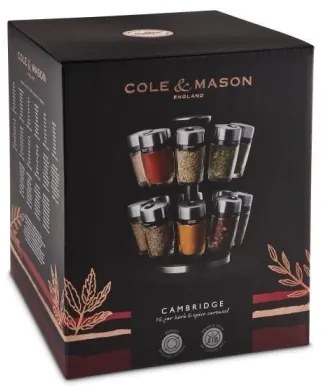Cole&Mason MASTER - Suport rotativ cu 17 recipiente pentru condimente