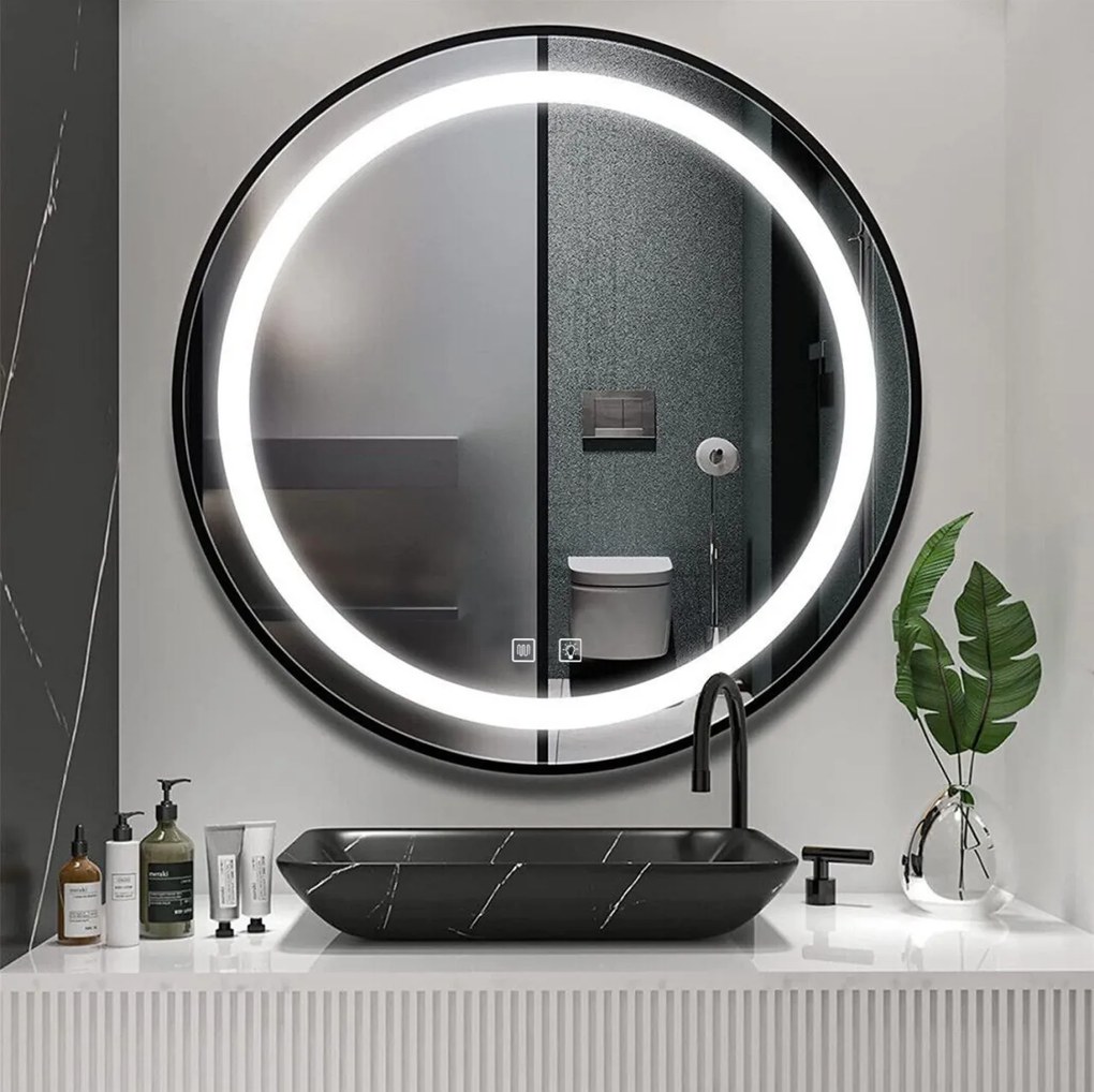 Oglinda LED 60 cm MMJ neagra