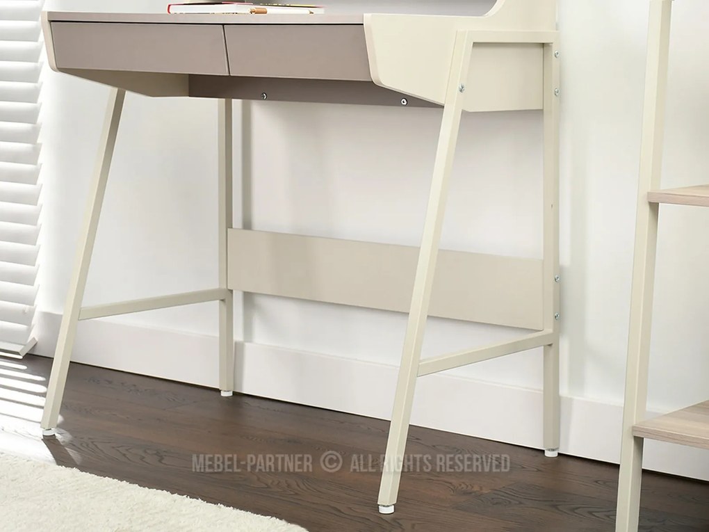 Masă PC Borge (bej + crem). Promo -22%. 1109734