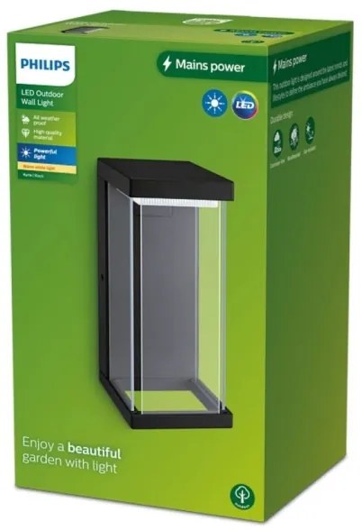 Aplică LED de exterior Philips KYRIE LED/12W/230V IP44