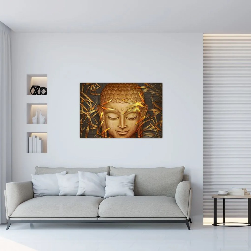 Tablou - Buddha de aur (90x60 cm)