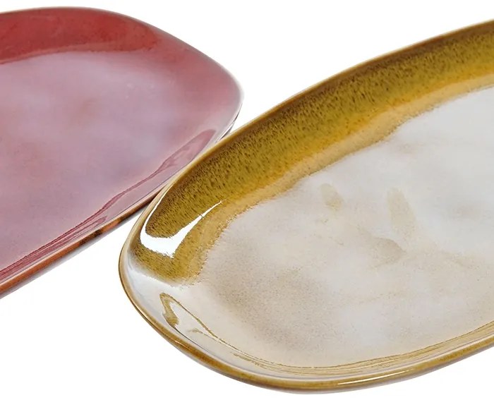 Platou Crimson din ceramica 27x12 cm