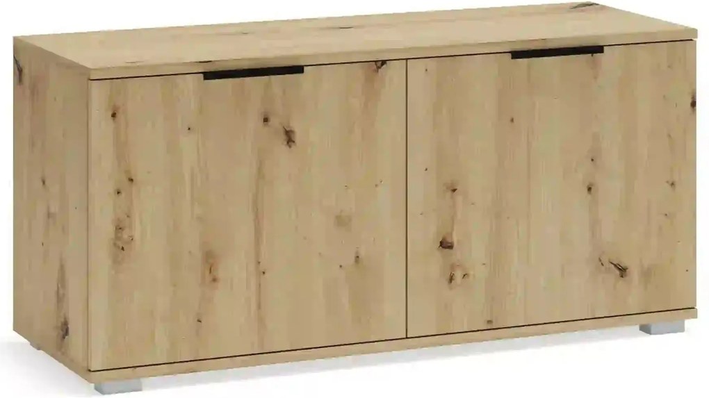 Pantofar CLIF ST-100, stejar artisan, PAL laminat, 100x38x48 cm