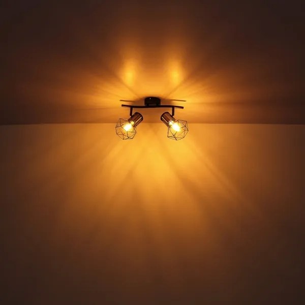 Spot PRISKA 2xE27/40W/230V Globo 54017-2M