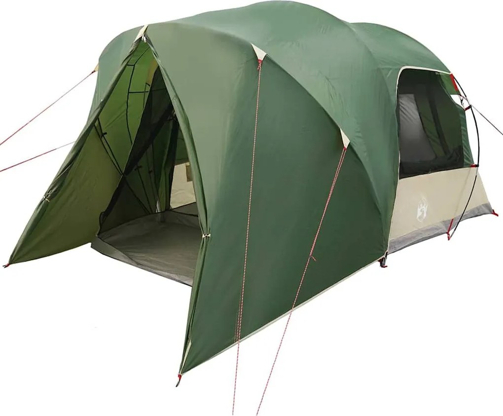 vidaXL Cort Dome 6-Persoane cu acoperiș Verde 500 x 314 x 206 cm