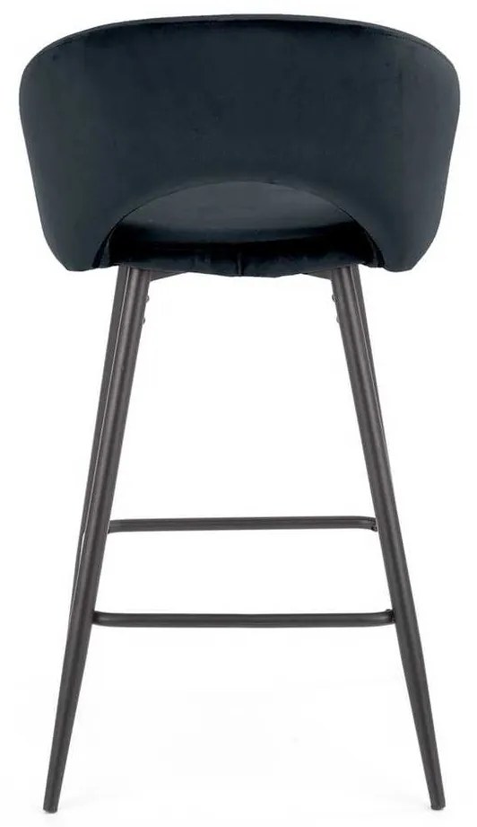 Scaun de bar Barnes, negru