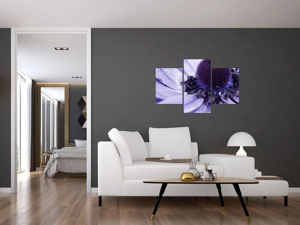 Tablou - Floare mov (90x60 cm)