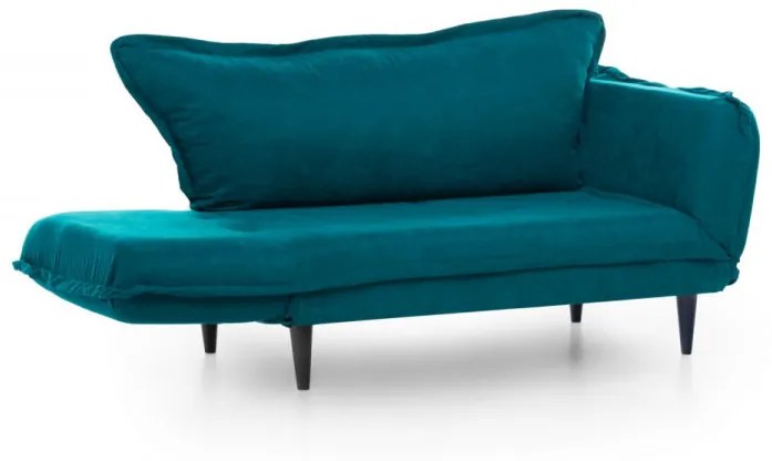 Canapea cu 2 Locuri Vino Daybed, Verde Petrol, Extensibila