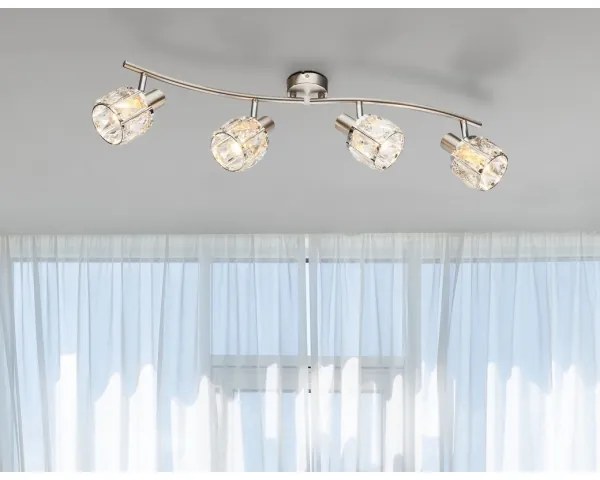 Globo 54356-4 - Lampă spot KRIS 4xE14/40W/230V
