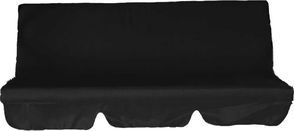 Perna impermeabila pentru Balansoar de gradina, 135 x 42 x 42 cm, culoare negru
