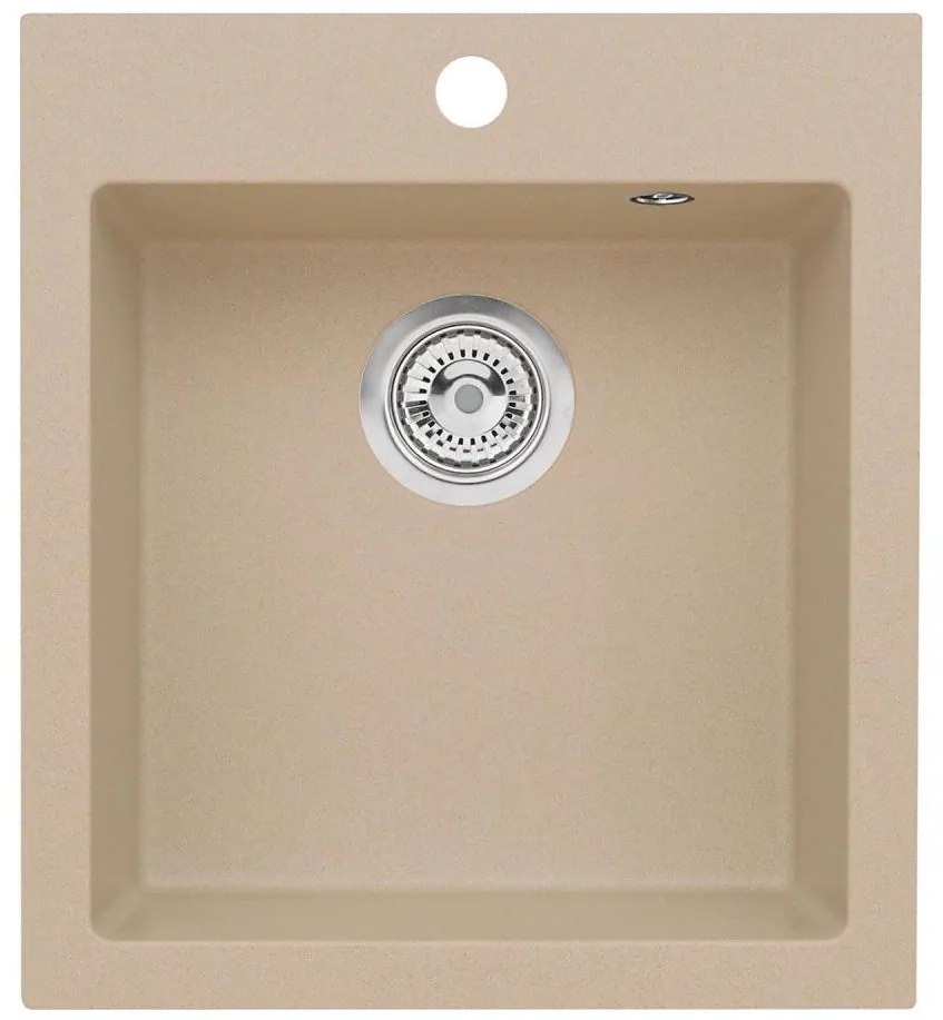 Chiuvetă de bucătărie ALVEUS 1133431 CORTINA 50x45 cm bej