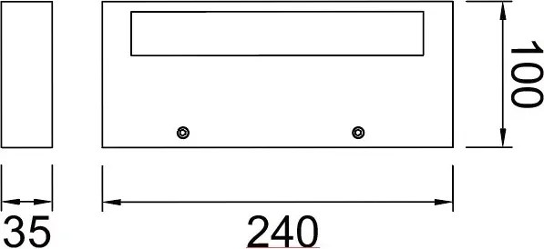 Aplica LED iluminat ambiental CONIL 24cm negru