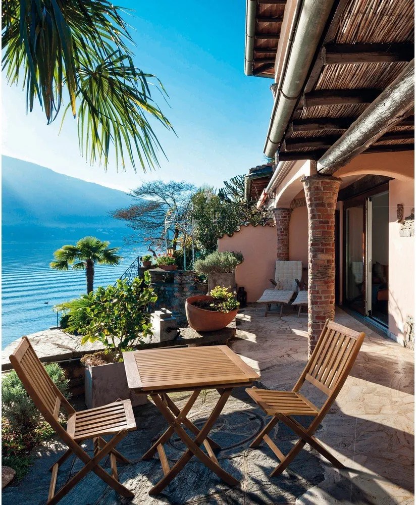 Măsuță de grădină din lemn de acacia 70x70 cm Noemi – Bizzotto