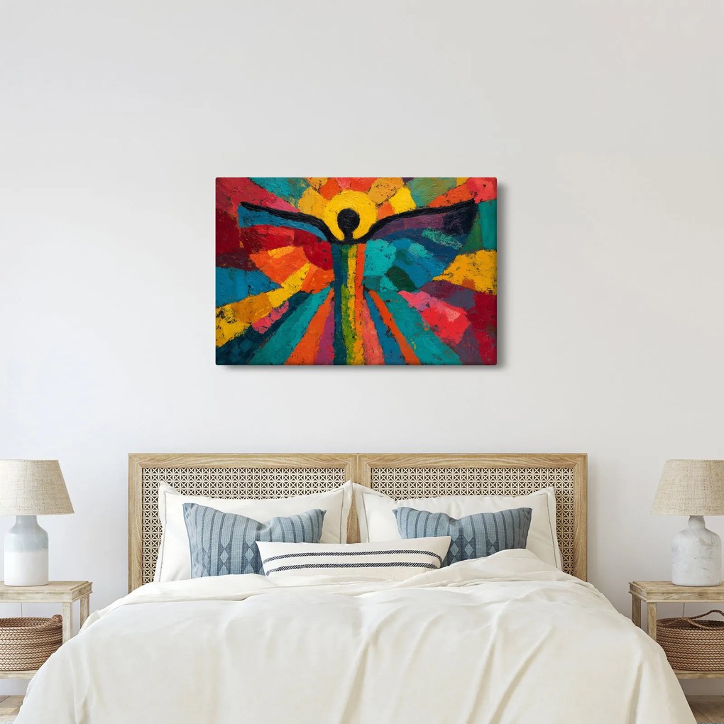 Tablou - Înger pictat (90x60 cm)