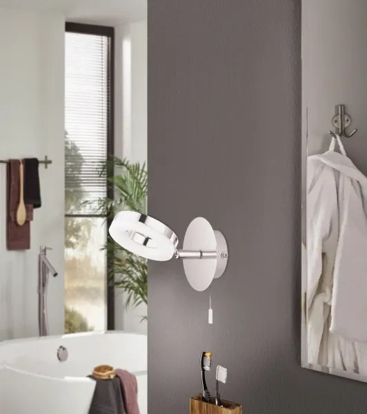 Aplică LED pentru baie Eglo 94756 GONARO 1xLED/3,8W/230V IP44
