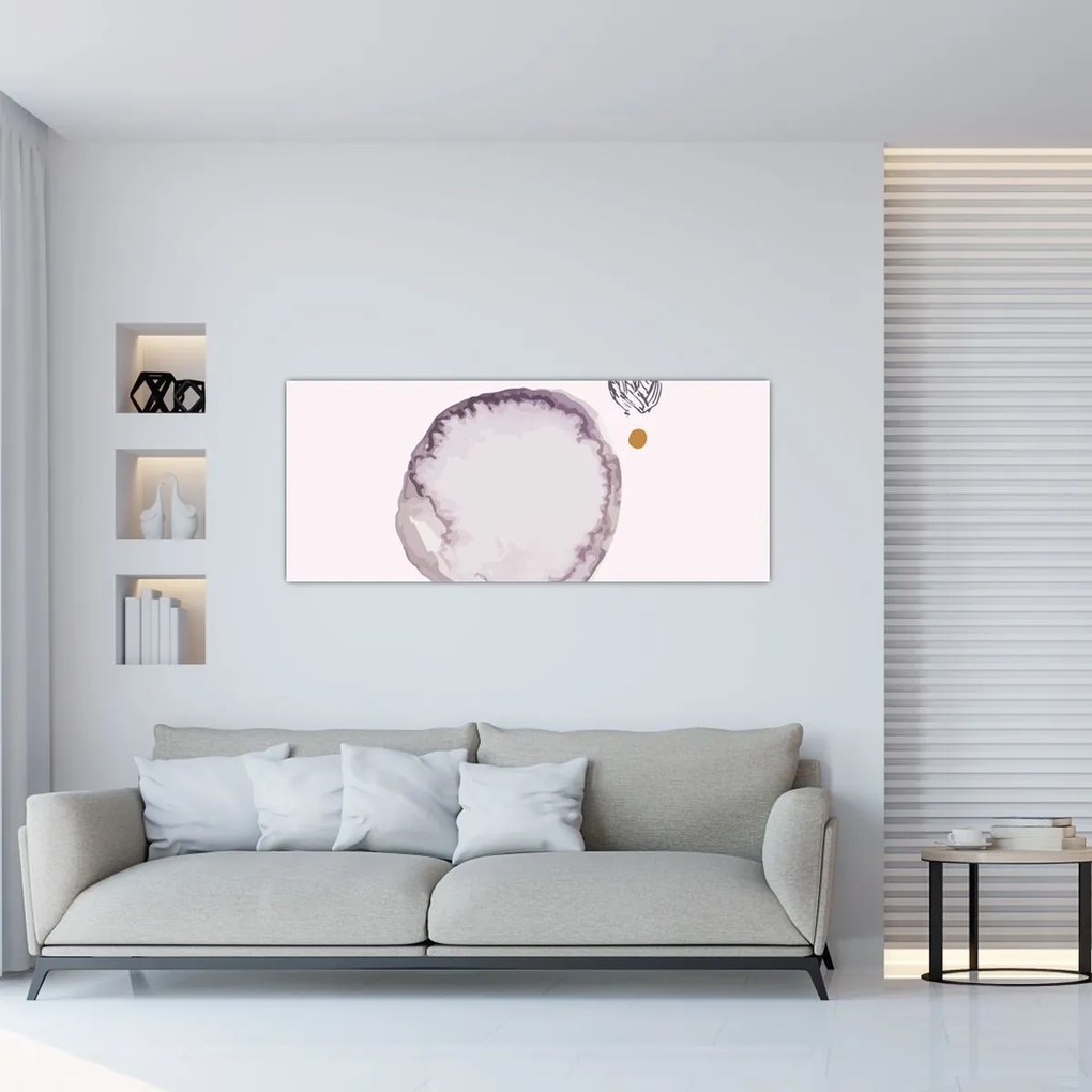 Tablou - Minimalism violet N⁰4 (120x50 cm)