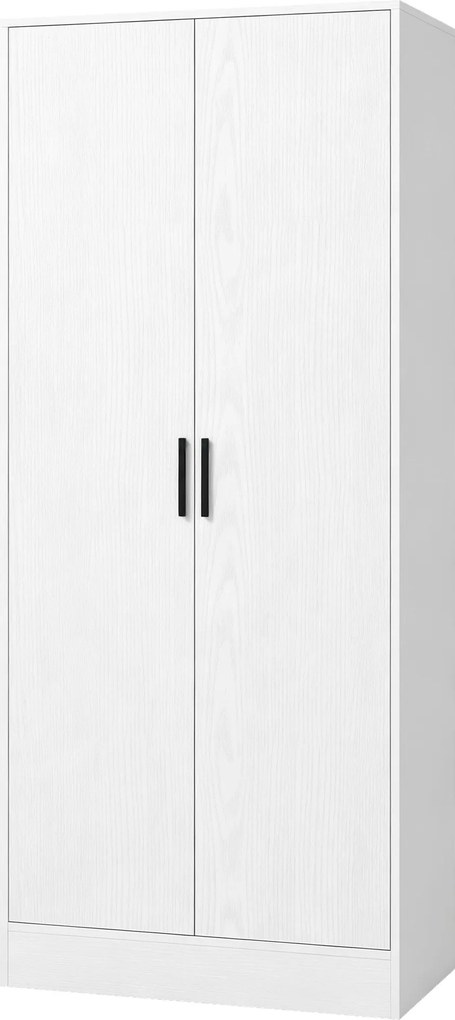 HOMCOM Dulap Subțire 37 cm Con Bară pentru Umerașe E Rafturi | Aosom Romania