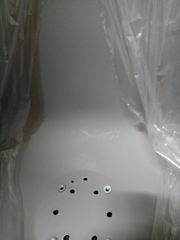 OFERTA Scaun gri deschis BALI MARK cu picioare din lemn de fag II. calitate