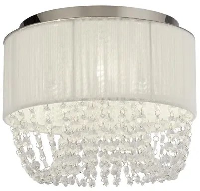 Plafonieră BELLANO Searchlight 62617-3CC, 1xG9/7W/230V, Ø 30 cm, alb