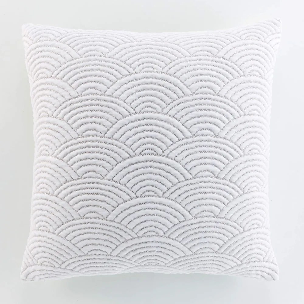 Set cuvertură și față de pernă alb-bej din jerseu 220x240 cm Cassandra – douceur d'intérieur