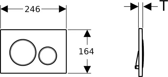Vas WC suspendat cu bideu 1600W/230V + capac WC + buton de comandă + modul + garnitură + telecomandă