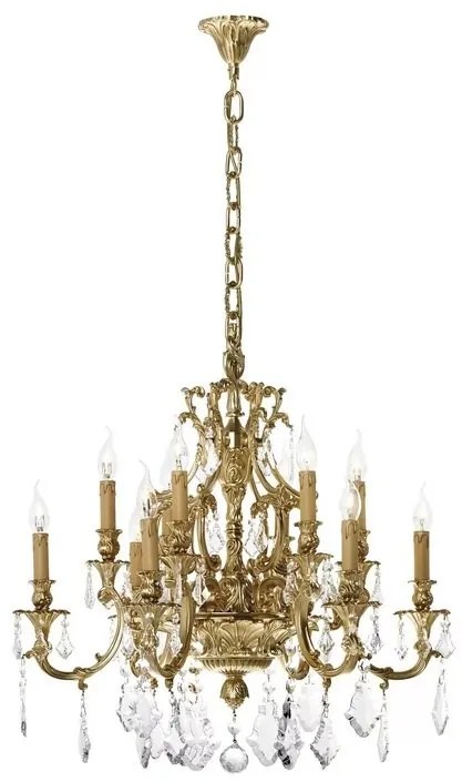 Candelabru 12 brate LUX cu cristale Scholer, Jolie