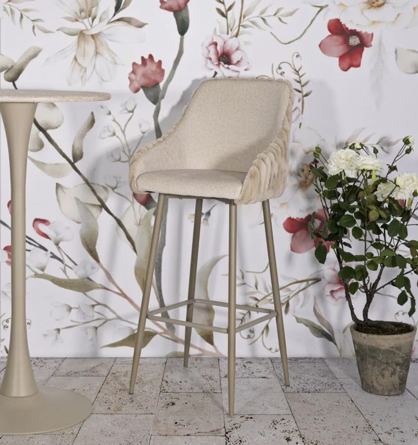 Mauro Ferretti Scaun De Bar Alaska -A- Set 2 Bucăți Cm 52X46X111 (Înălțime Șezut Cm 78) | Aosom Romania