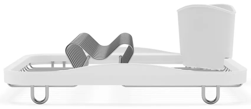 Scurgător de vase alb din oțel 36x28 cm Sinkin – Umbra