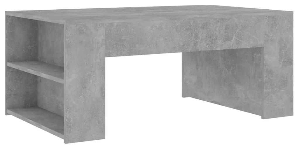 Masuta de cafea, gri beton, 100 x 60 x 42 cm, PAL 1, Gri beton