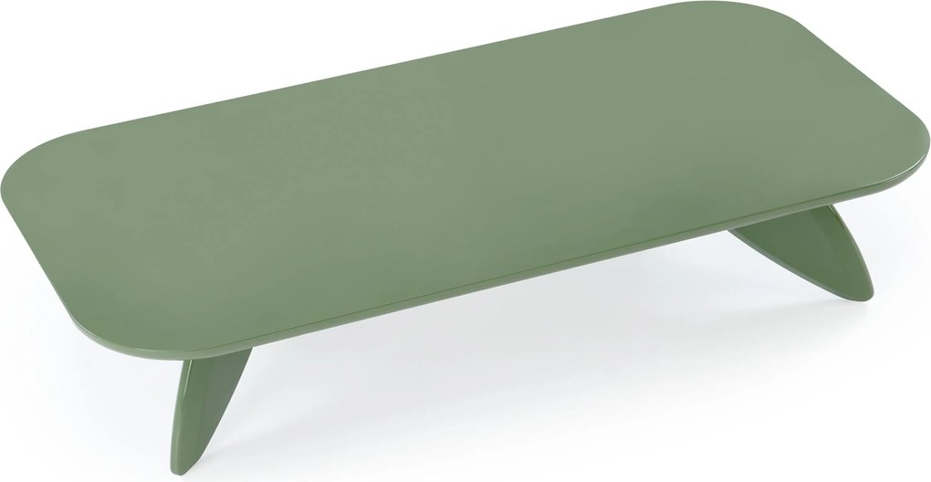 Măsuță de cafea dreptunghiulară Lumis 120 cm - verde