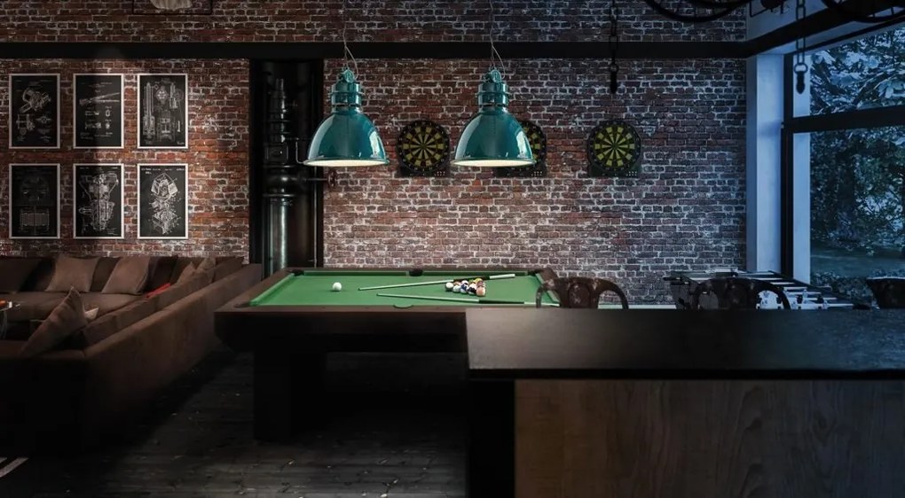 Lustra design retro realizata manual din ceramica INDUSTRIAL