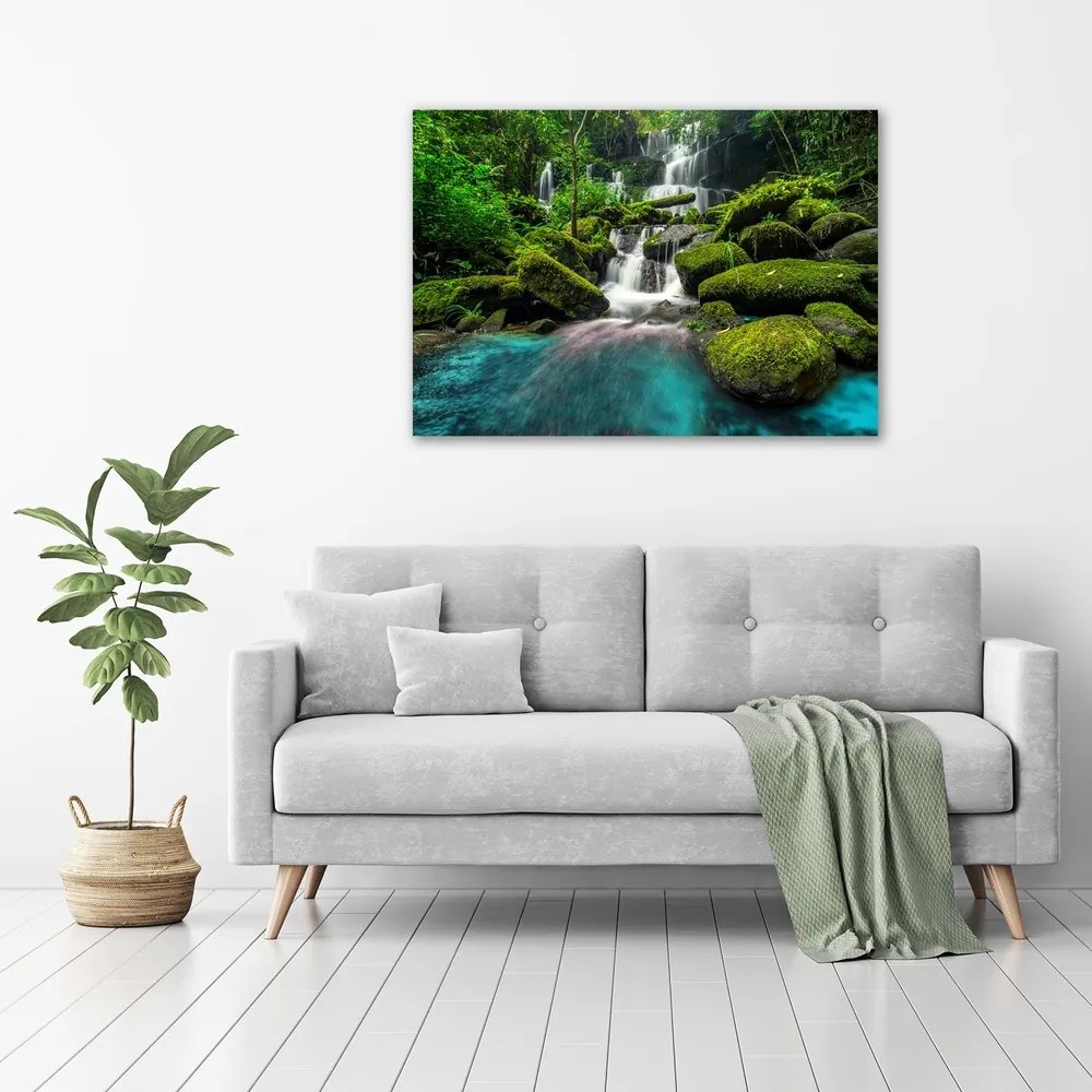 Tablou canvas Cascada din junglă