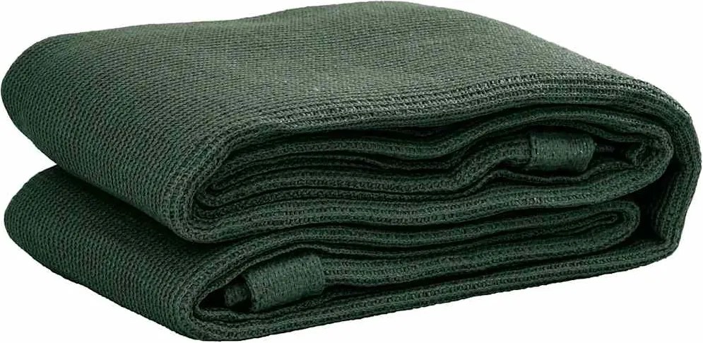 vidaXL Covor pentru cort, verde, 300 x 400 cm, HDPE