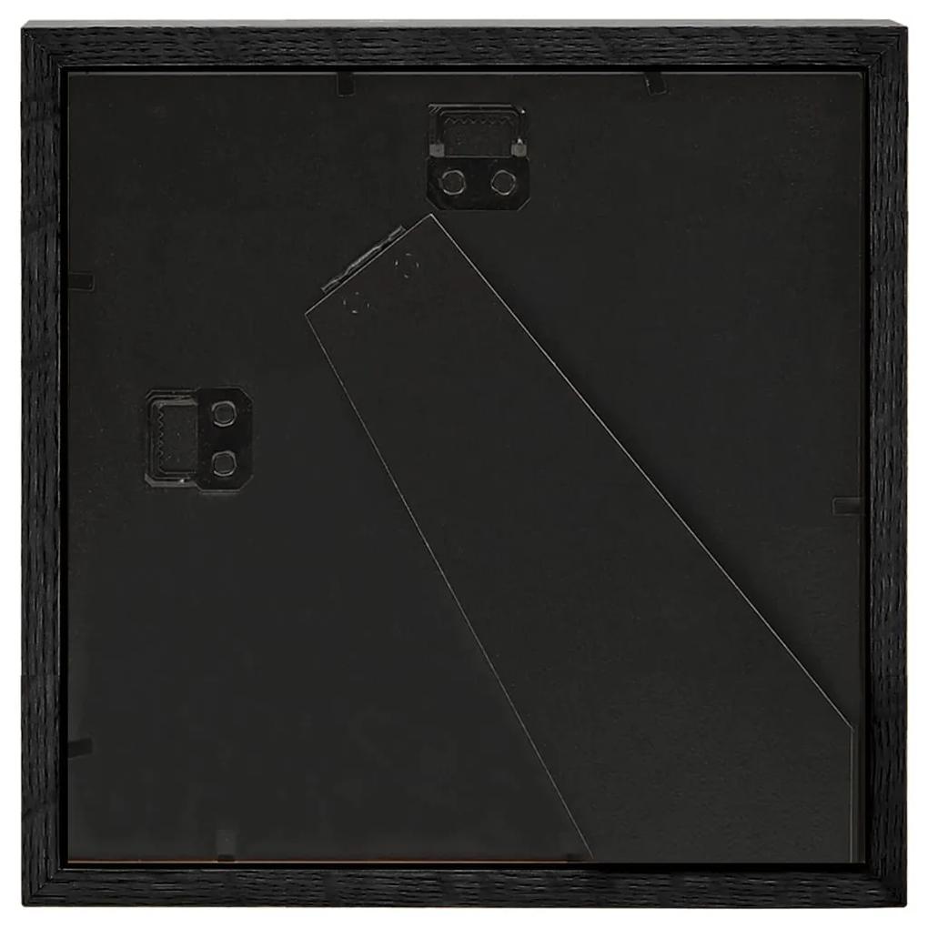 Rame foto 3D, 3 buc., negru, 23x23 cm pentru foto 13x13 cm 3, Negru, 23 x 23 cm