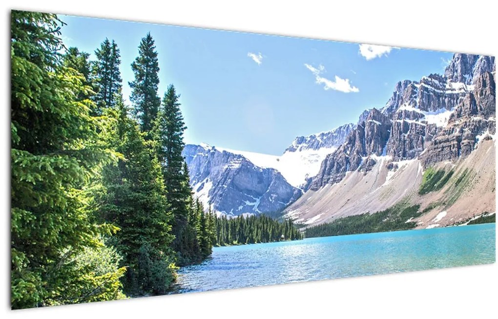 Tablou - Lac Alpin (120x50 cm)