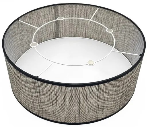 Plafonieră SIRJA, 2 x E27, 15 W, 230 V, Ø 35 cm, maro