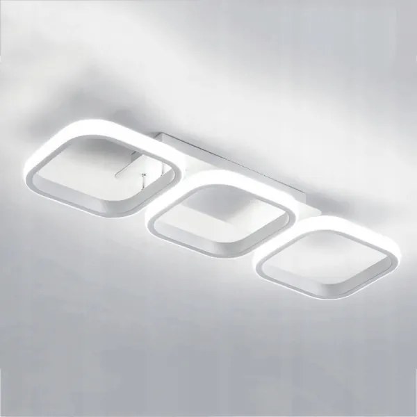 Plafonieră LED dimmabilă, 33W/230V, 3000-6500K, albă, Wi-Fi Tuya + telecomandă