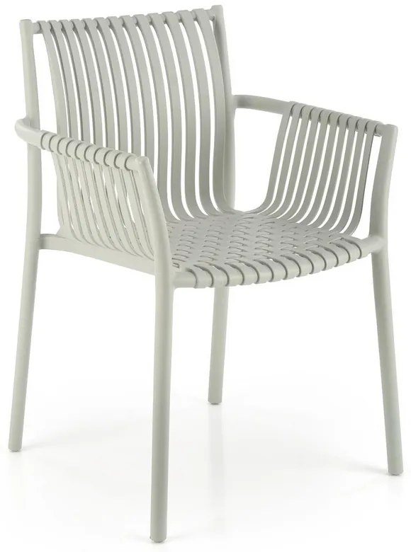 Scaun de bucaterie Lamar, gri
